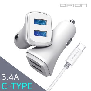 차량용충전기 USB2구 3.4A(CPIN)DR-C1-342-CP
